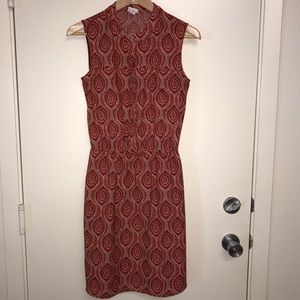 Merona Printed Dress Orange